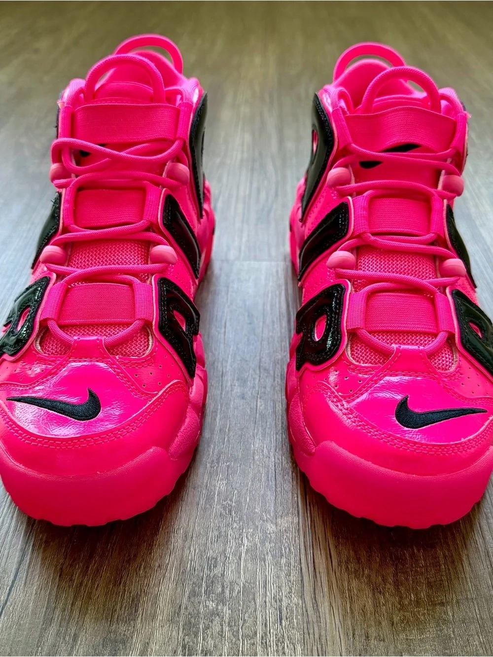 NEW Nike Air More Uptempo SE Pink Blast Black IV2376-600 Women’s Size 9
